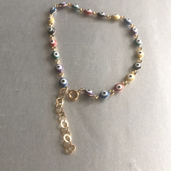 unbranded Jewelry - Evil Eye Colorful Ankle Bracelet